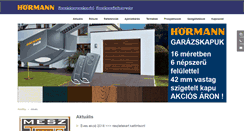 Desktop Screenshot of garazskapu-szekesfehervar.hu