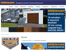 Tablet Screenshot of garazskapu-szekesfehervar.hu